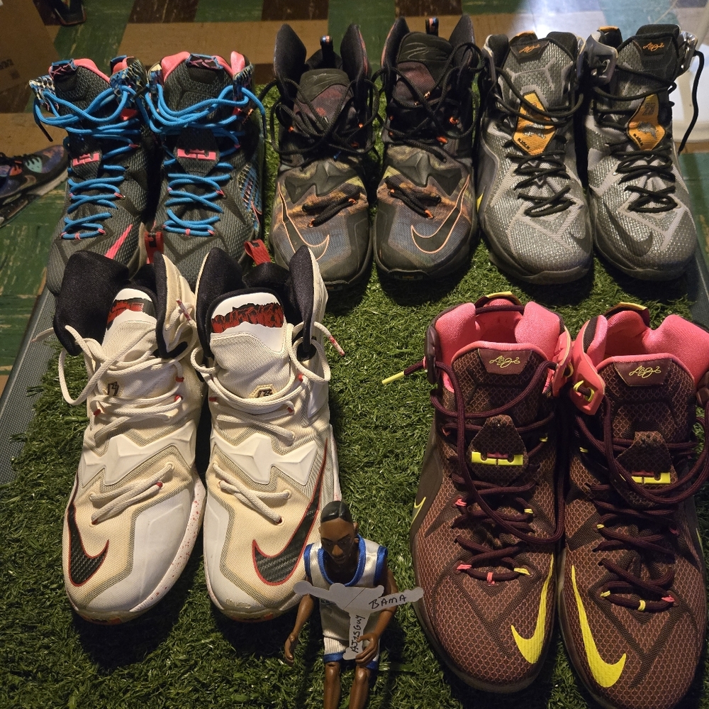 5 Pair Of Lebrons